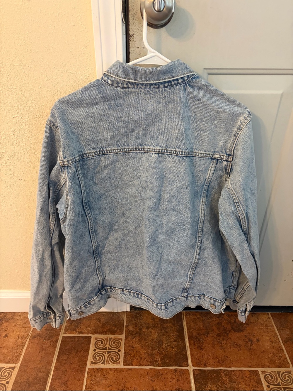 Old Navy Light Blue Denim Jacket - XXL